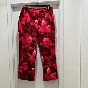 Red Leslie Fay Sz.12 Pants